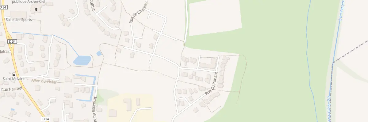 Plan du 8 Rue de Chausey à Cintré