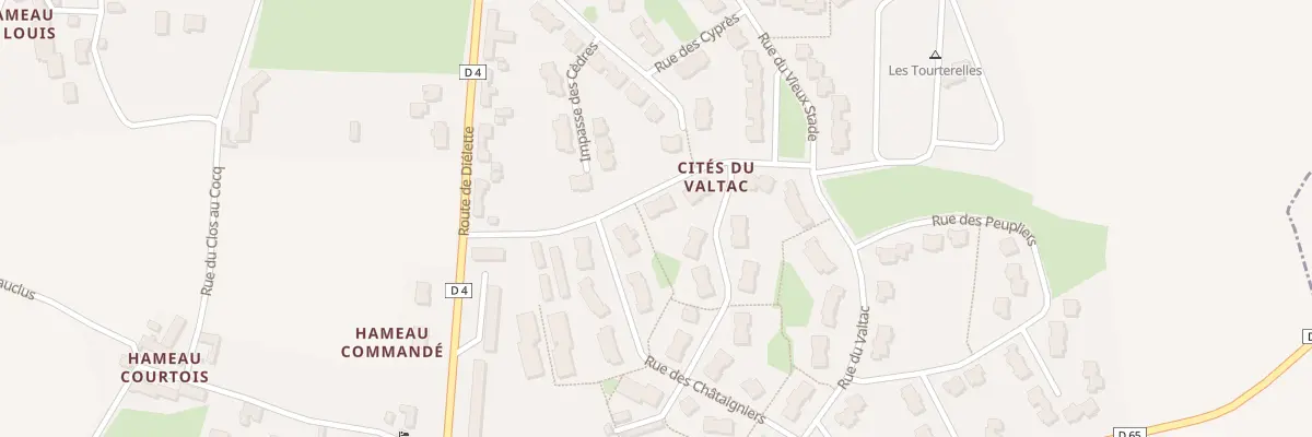 Plan du 17 Rue du Valtac à Flamanville