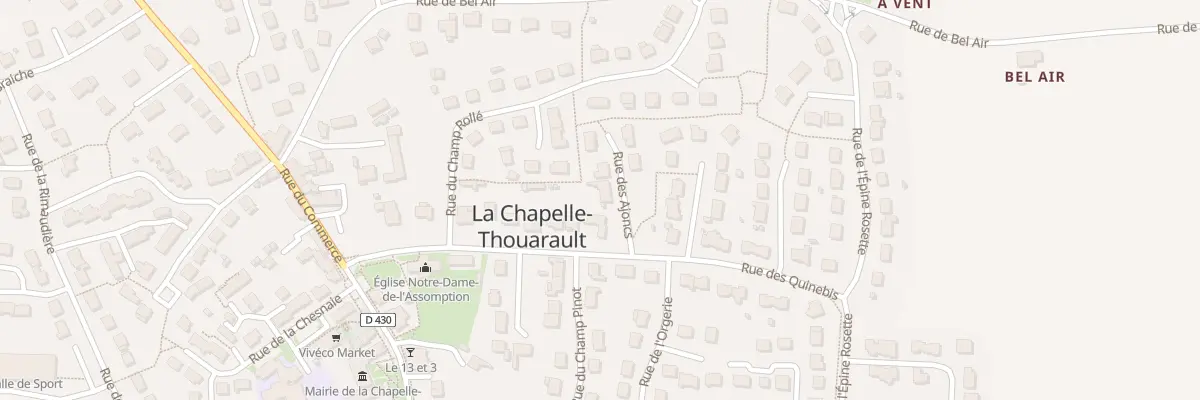 Plan du 2 Rue des Ajoncs à La Chapelle-Thouarault