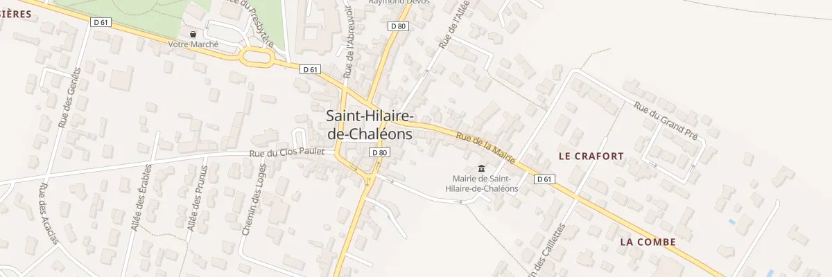 Plan du 6 Rue de la Mairie à Saint-Hilaire-de-Chaléons