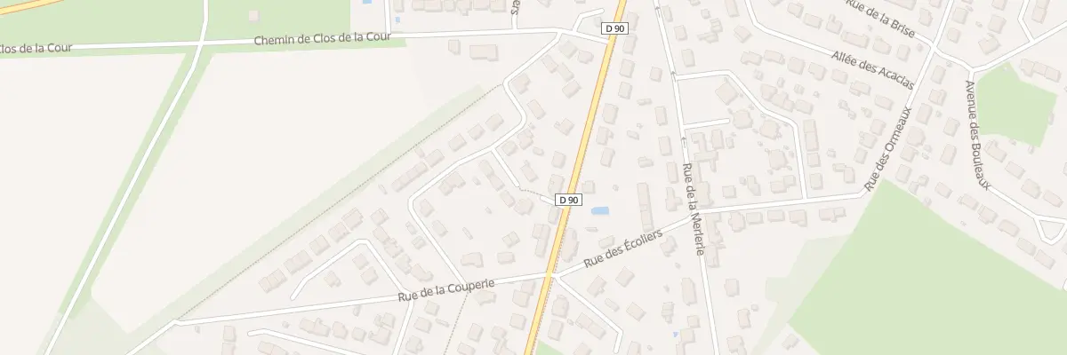 Plan du 9 Rue du Verger à Malville