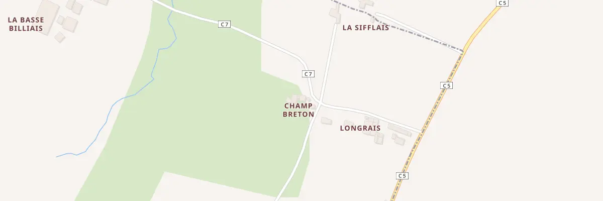 Plan du 5009 Au Champ Breton aux Iffs