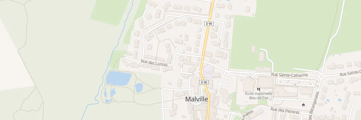 Plan du 6 All des Bouvreuils à Malville