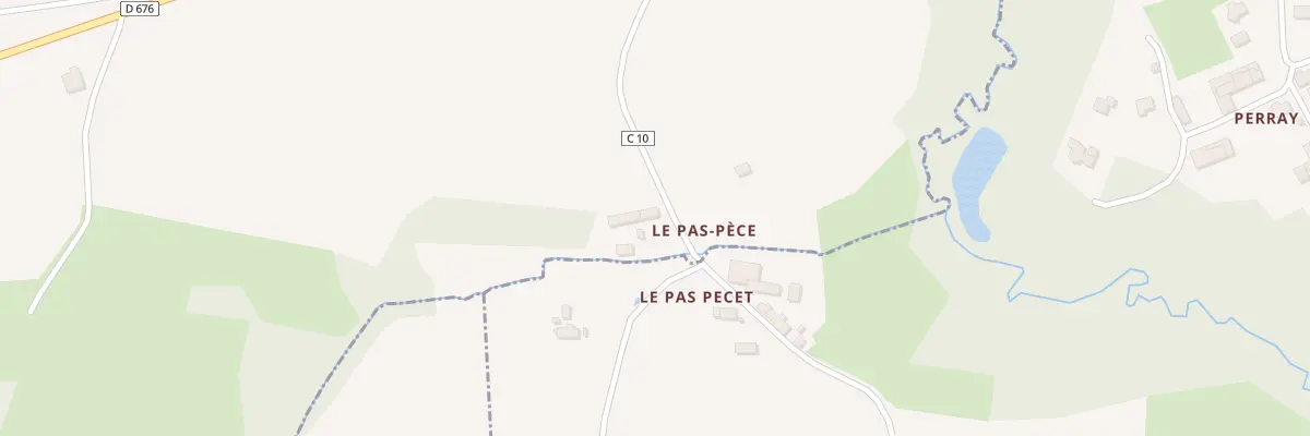 Plan du 5886 Le Pas-Pece à Miniac-Morvan