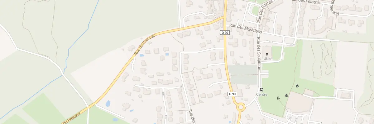 Plan du 8 Rue des Pommiers à Malville