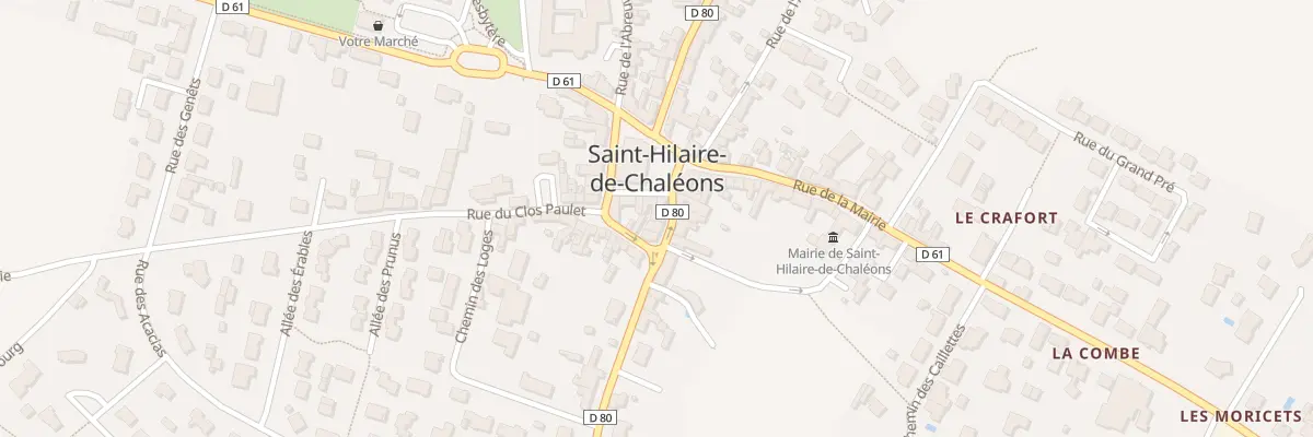Plan du 2T Rue de la Bonne Fontaine à Saint-Hilaire-de-Chaléons