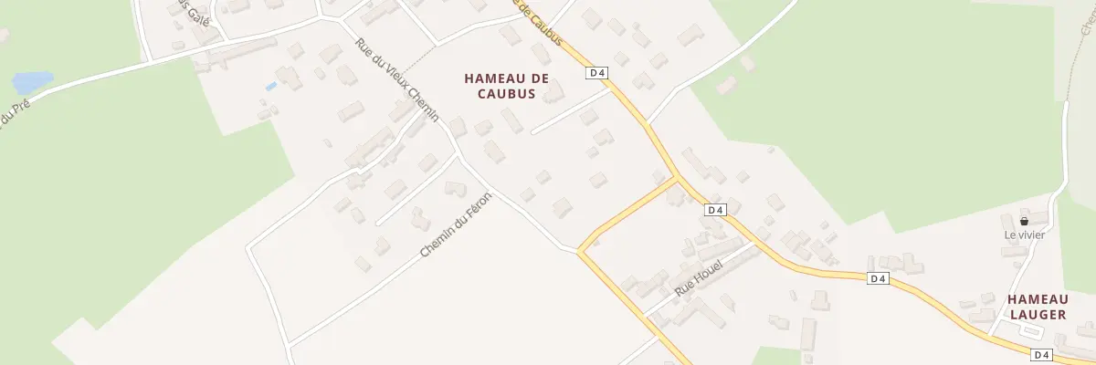 Plan du 21 Le Vieux Chemin à Flamanville