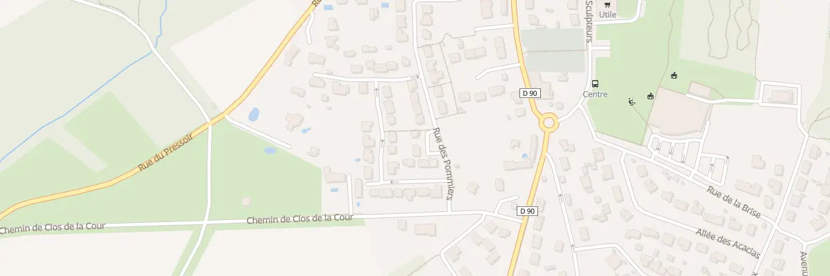 Plan du 25 Rue des Pommiers à Malville