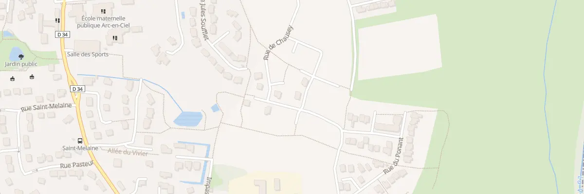 Plan du 26 Rue de Chausey à Cintré