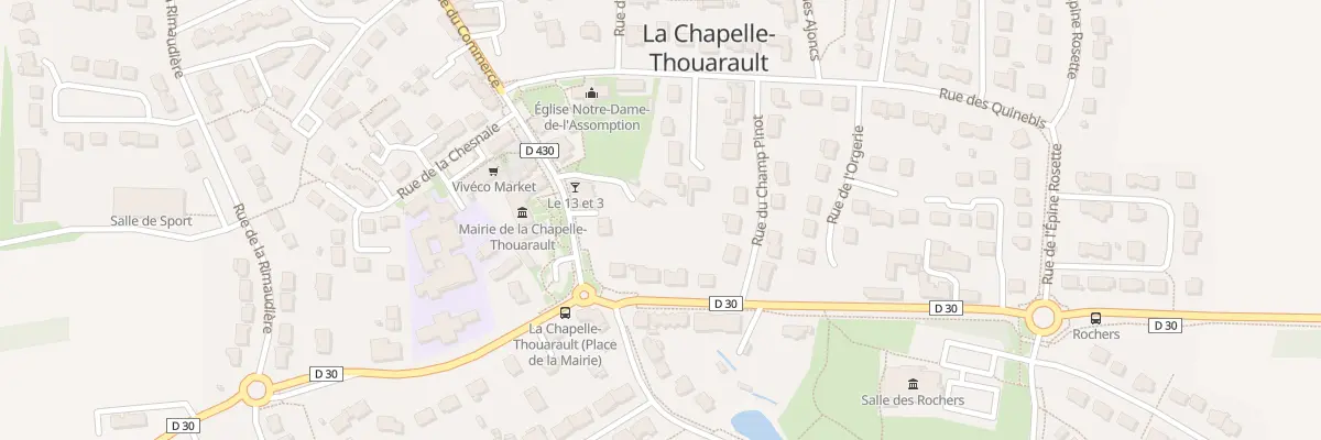Plan du 6 Rue du Commerce à La Chapelle-Thouarault