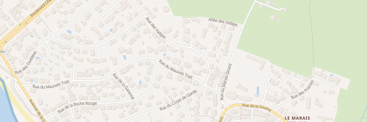 Plan du 17 Rue du mauvais trait à Bretignolles-sur-Mer