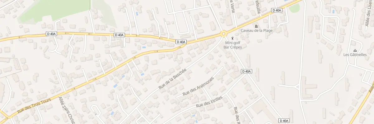 Plan du 5 Rue de la beschée à Bretignolles-sur-Mer