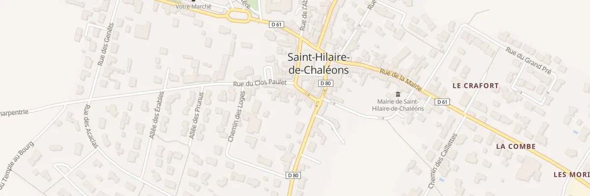 Plan du 7 Rue du Clos Paulet à Saint-Hilaire-de-Chaléons