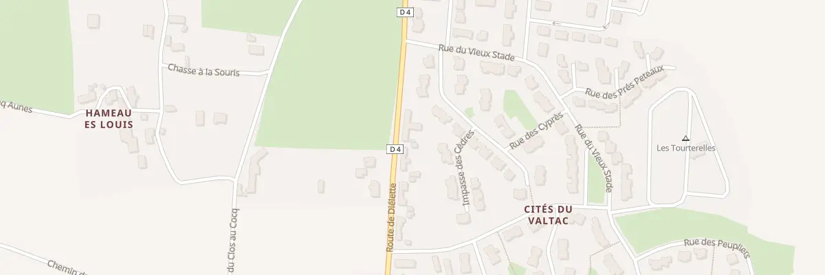 Plan du 52 Rte de Diélette à Flamanville