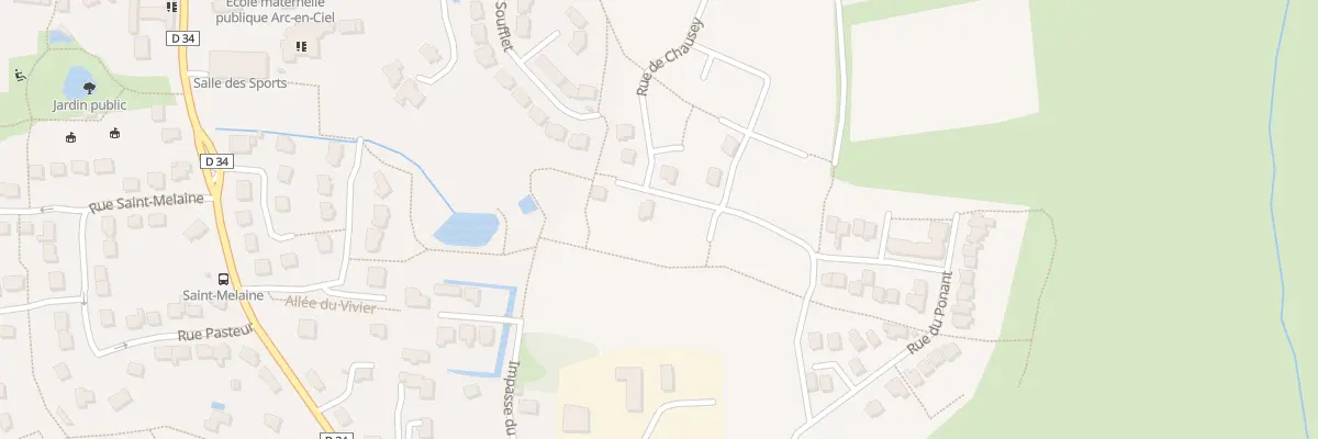 Plan du 33 Rue de Chausey à Cintré