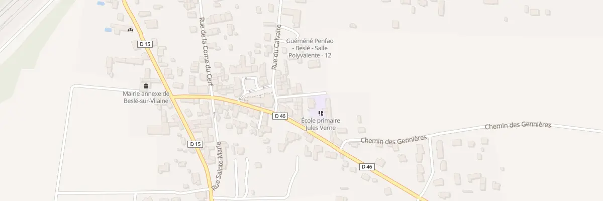 Plan du 1 Rue du Presbytere - Besle à Guémené-Penfao