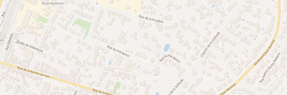 Plan du 14C Rue du pré baron à Challans