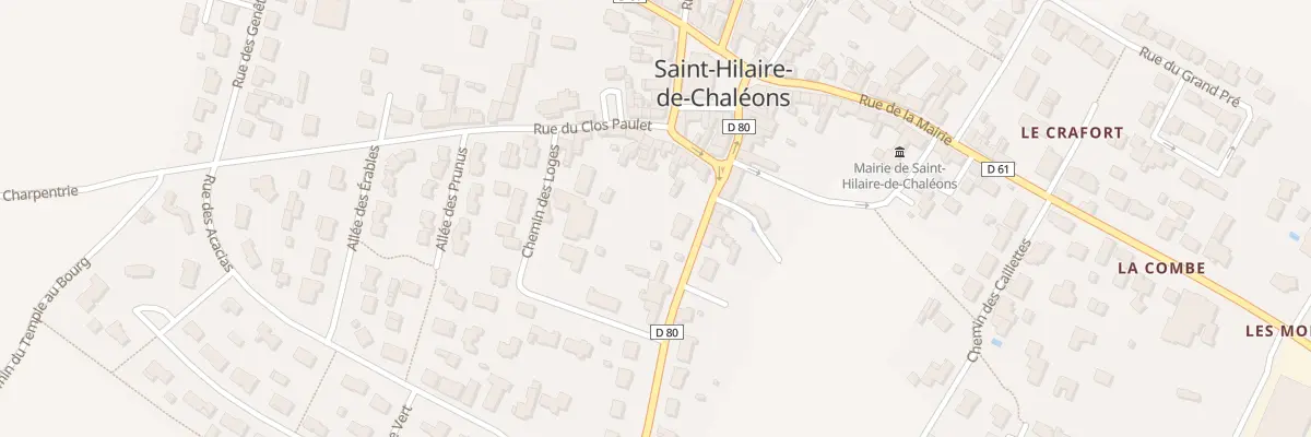 Plan du 5 Rue du Clos Paulet à Saint-Hilaire-de-Chaléons