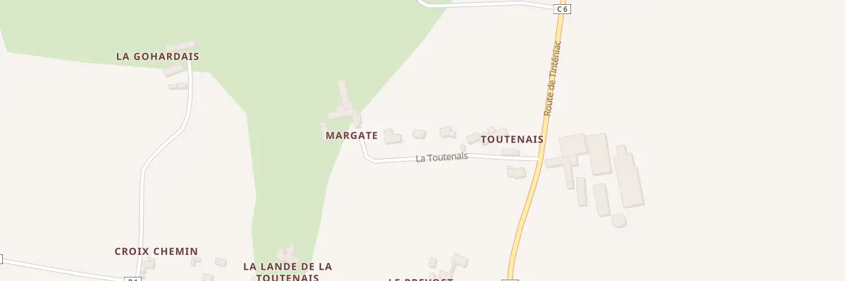 Plan du 5130 La Toutenais aux Iffs