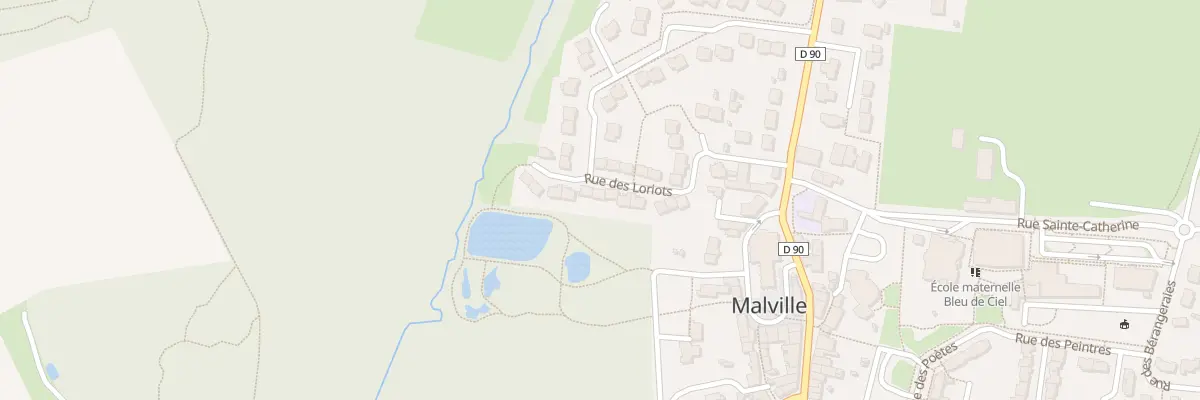 Plan du 14 Rue des Loriots à Malville