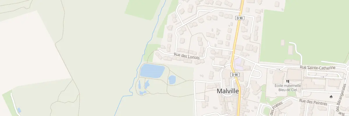 Plan du 16 Rue des Loriots à Malville