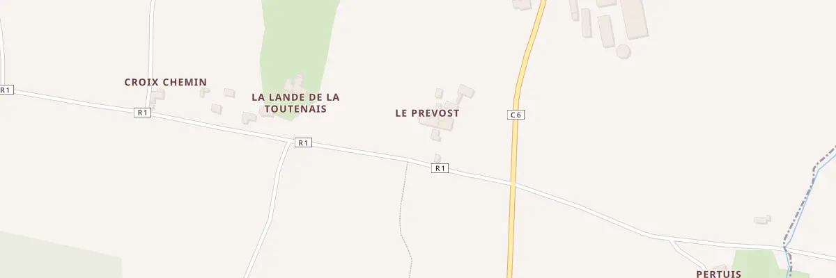 Plan du 5027 Le Prevost aux Iffs