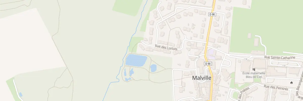 Plan du 18 Rue des Loriots à Malville