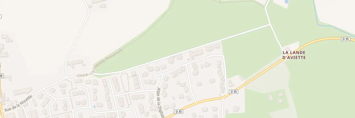 Plan du 23 Rue de la Vaunoise à Cintré