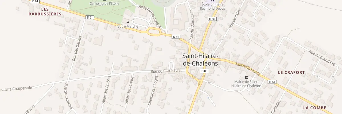Plan du 4B Rue du Clos Paulet à Saint-Hilaire-de-Chaléons