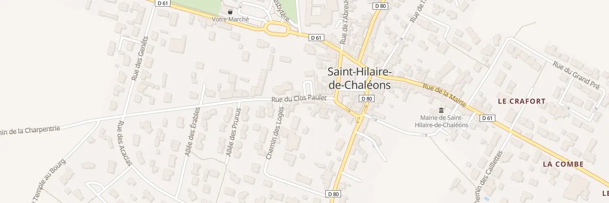 Plan du 17 Rue du Clos Paulet à Saint-Hilaire-de-Chaléons