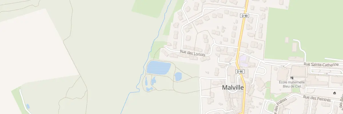 Plan du 20 Rue des Loriots à Malville