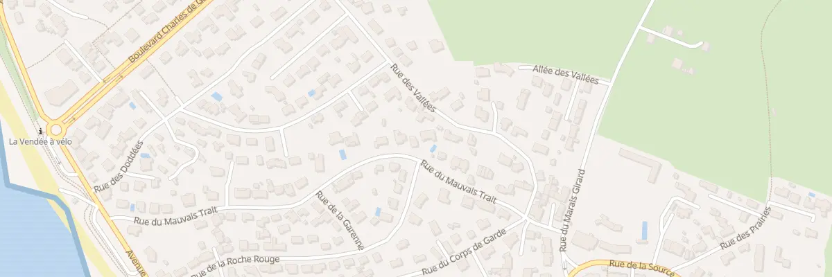 Plan du 29 Rue du mauvais trait à Bretignolles-sur-Mer