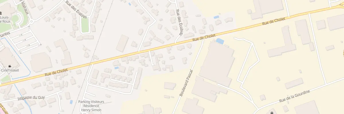 Plan du 58 Rue de cholet à Challans