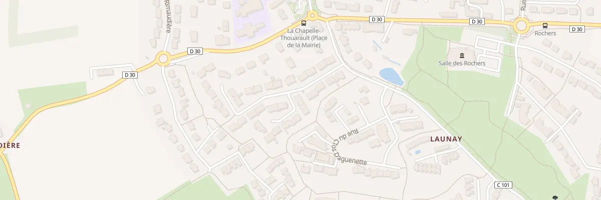 Plan du 1 Rue de la Rabine à La Chapelle-Thouarault