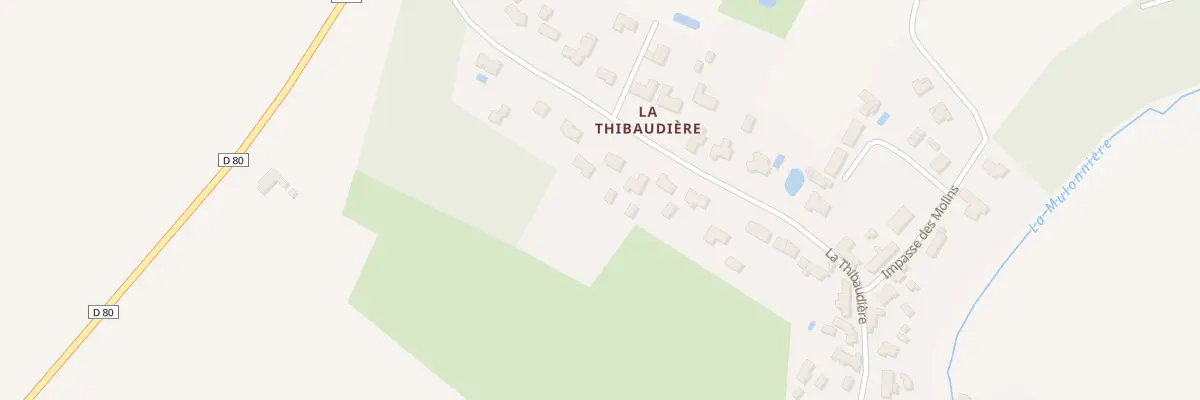 Plan du 14 La Thibaudiere à Saint-Hilaire-de-Chaléons