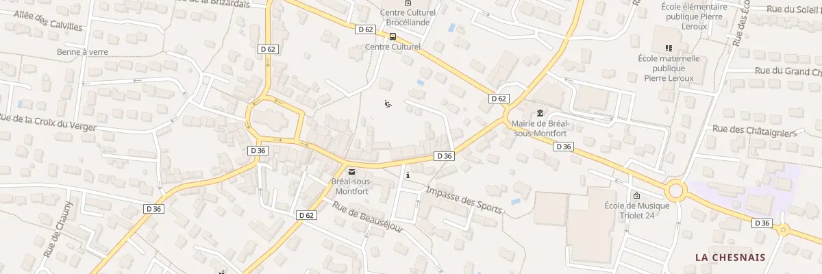 Plan du 35 Rue du Calvaire à Bréal-sous-Montfort