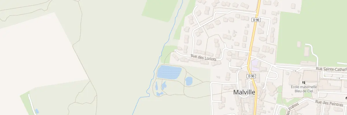 Plan du 24 Rue des Loriots à Malville