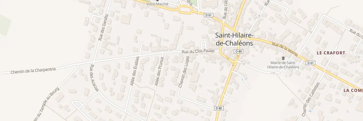 Plan du 23 Rue du Clos Paulet à Saint-Hilaire-de-Chaléons