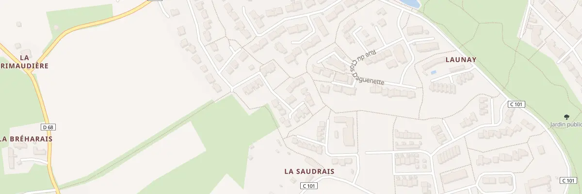Plan du 40 Imp Tourterelle des bois à La Chapelle-Thouarault