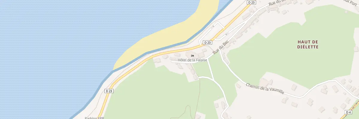 Plan du 12 Rue du Bec à Flamanville