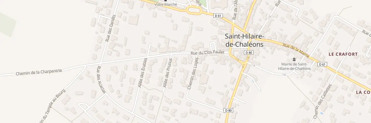 Plan du 23C Rue du Clos Paulet à Saint-Hilaire-de-Chaléons