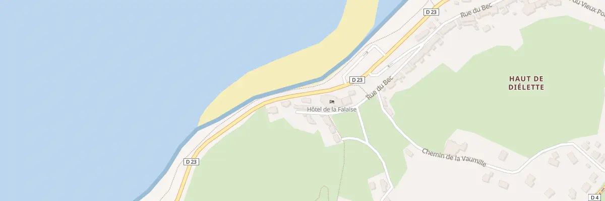 Plan du 9 Rue du Grand Port à Flamanville