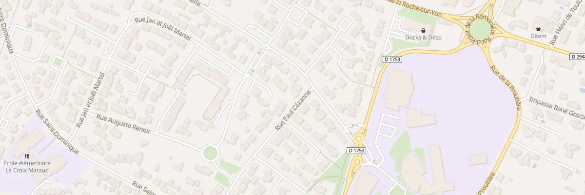 Plan du 4 Rue paul cézanne à Challans