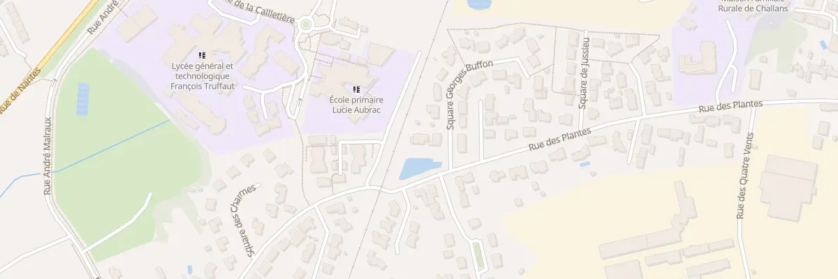 Plan du 3 Sq Georges Buffon à Challans
