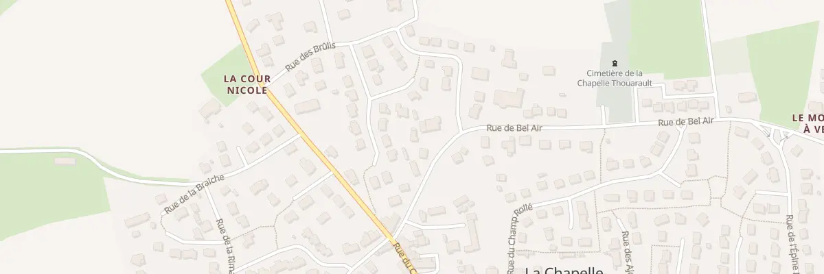 Plan du 10B Rue de Bel Air à La Chapelle-Thouarault