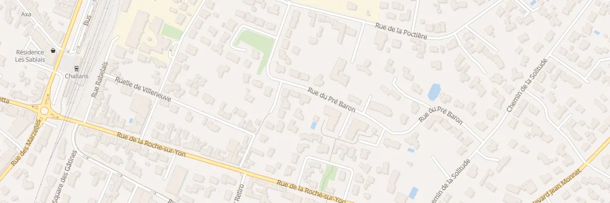 Plan du 39 Rue du pré baron à Challans