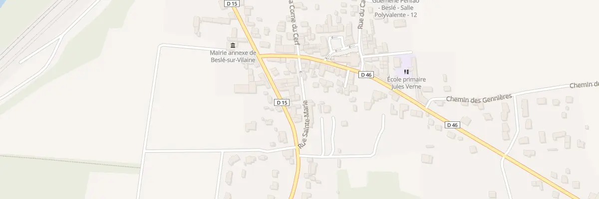 Plan du 2 Rue Sainte Marie - Besle à Guémené-Penfao