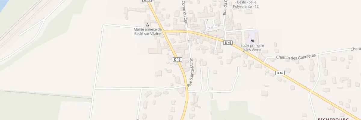 Plan du 33 Rue du Gen de Gaulle - Besle à Guémené-Penfao