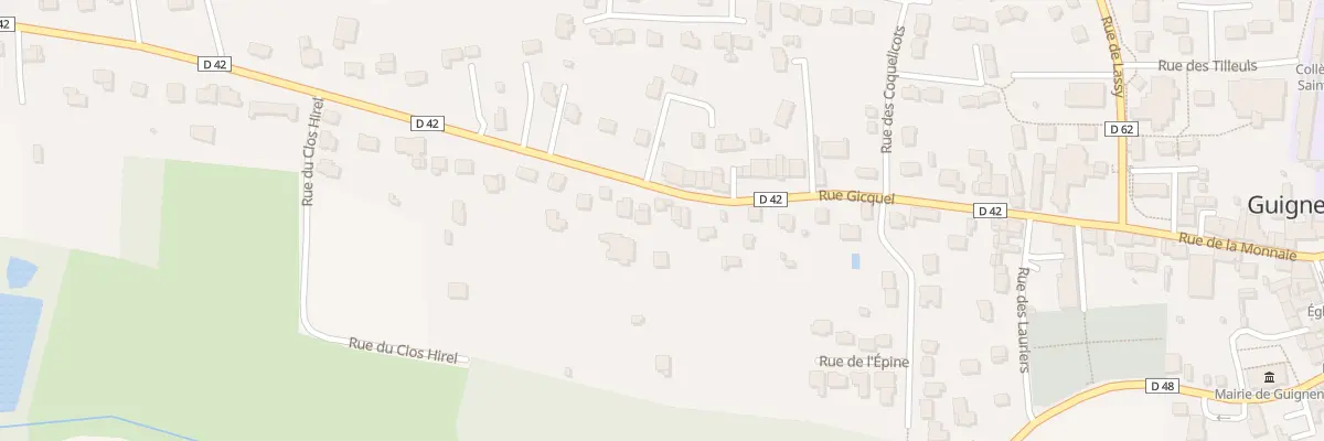 Plan du 31B Rue Gicquel à Guignen
