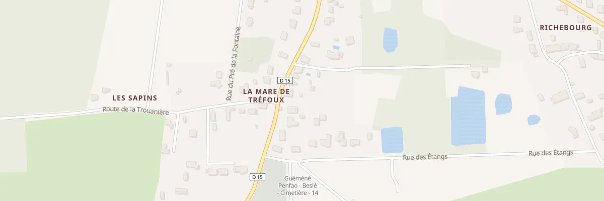 Plan du 3 Rue du Gen de Gaulle - Besle à Guémené-Penfao